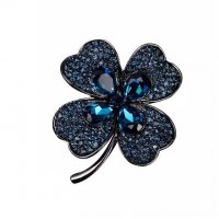 XSB120 - Four Leaf Clover Saree Brooch